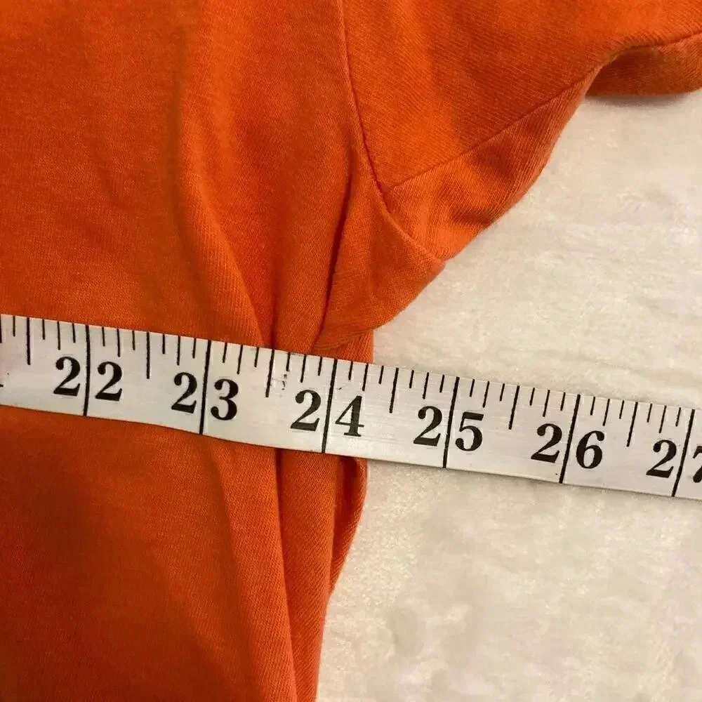 Polo Ralph Lauren Men's Crew-Neck Solid short sleeve T-shirt Orange Size XL - Picture 5 of 9